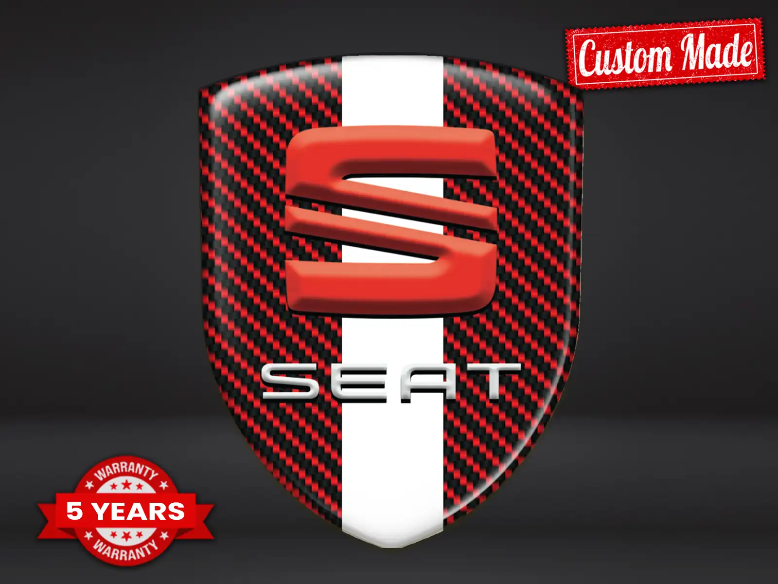 Seat Étiquette Auto-Adhésive Pro Max Résistante Stylé Design